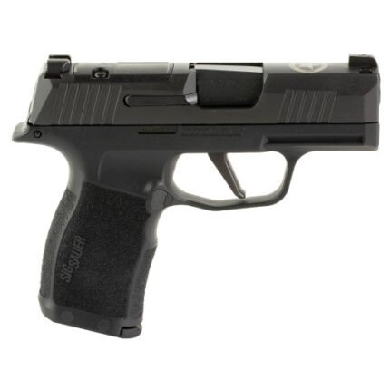 Sig Sauer P365X TALO Exclusive 9mm, 3.1" Barrel, Black, Texas Ranger Engraving, 12rd