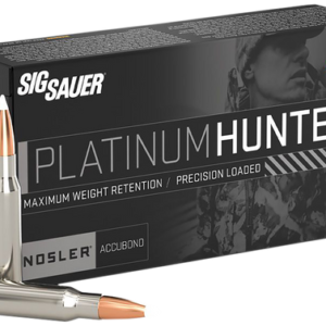 Sig Sauer Platinum Hunter, 243 Win, 90Gr, Accubonded Ballistic Tip, 20rd Box