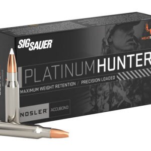 Sig Sauer Platinum Hunter 300 Winchester Magnum, 180gr, Elite Accubond Hunting, 20rd Box