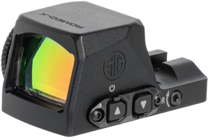 Sig Sauer Romeo-X Pro Reflex Sight, 1x24mm, Black, Illuminated 3 MOA Circle Dot Reticle