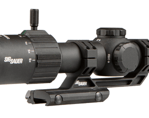 Sig Sauer Tango MSR LPVO 1-6x24mm, Black, Cantilever Mount, Flipback Lens