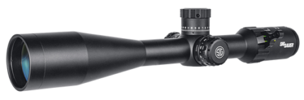 Sig Tango4 6-24x 50mm Obj 14.70-3.70 ft @ 100 yds FOV 30mm Tube Black Illuminated MOA DEV-L (FFP)