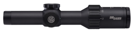 Sig Tango6T 1-6x 24mm Obj 105.80-17.70 ft @ 100 yds FOV 30mm Tube Black Illuminated Horseshoe Dot 5.56/7.62 (FFP)