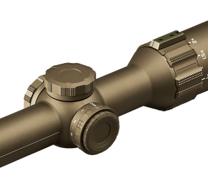 Sig Tango6T 1-6x 24mm Obj 106.70-17.70 ft @ 100 yds FOV 30mm Tube Flat Dark Earth Illuminated Hellfire 3-Gun (SFP)