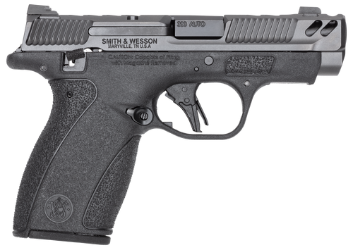 Smith & Wesson PC Bodyguard 2.0 Carry Comp Micro 380 ACP 3.10" Ported Barrel, Gray Serrated Slide, Polymer Frame, Manual Thumb Safety, 12 Rd & 10 Rd