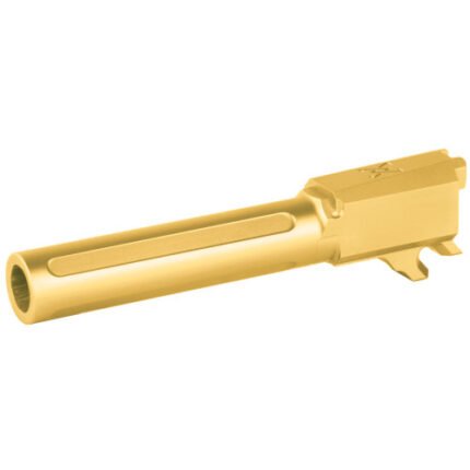 True Precision Barrel 9mm, Gold Nitride, For Sig P365XL