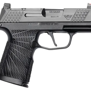 Wilson Combat P365X 9mm, 3.7" Barrel, Black, Sunburst Grip, 12rd