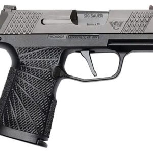 Wilson Combat Sig P365X 9mm, 3.1" Barrel, Black, Sunburst Grip, 12rd