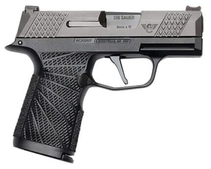 Wilson Combat Sig P365X 9mm, 3.1" Barrel, Black, Sunburst Grip, 12rd