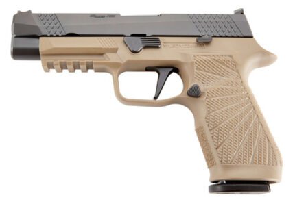 Wilson WCP320 9mm, 4.70" Barrel, FO Sights, WC Grip Module, Tan, 17rd