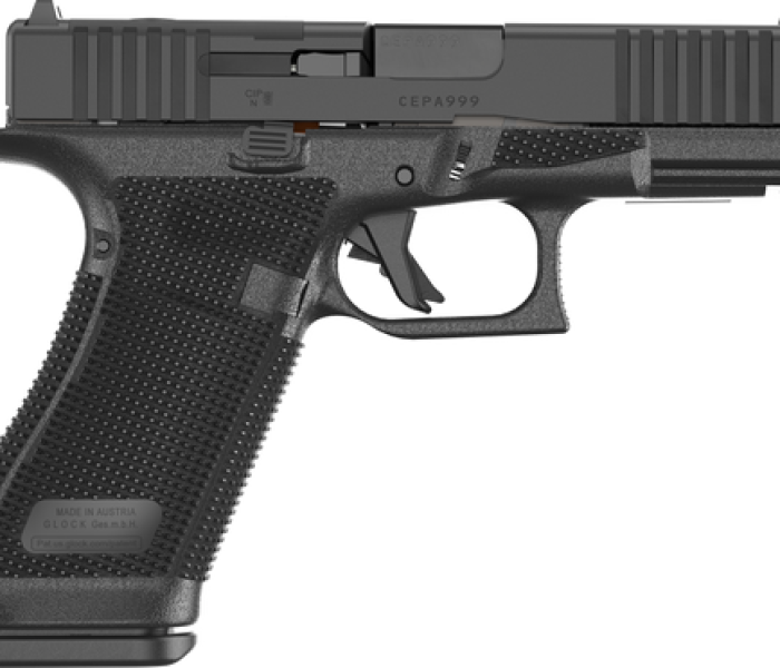 Glock 45 Gen 6 9mm, 4.02" Barrel, Flat Faced Trigger, Optics Ready, 17rd