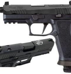 P320 XCARRY NSF 9mm, 4.6" Threaded Barrel, Nitron Finish, Slide Engraved, 21rd
