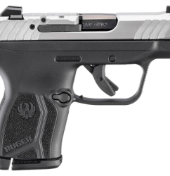 Ruger LCP Max *CA Complaint 380 ACP 10+1 2.80" Black Oxide Alloy Steel Barrel, Matte Stainless Steel Serrated Slide, Black Polymer Frame, Textured Grip