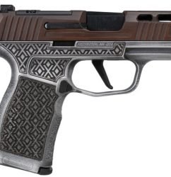 Shark Coast Tactical Sig P365X Debacle 9mm, 3.1" Barrel, Battleworn Gray Frame, Bronze Slide, 12rd