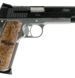 Sig 1911 STX, 45 ACP, 5" Barrel, Burled Maple Grips, Massachusetts Legal, 8rd