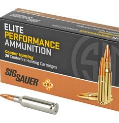 Sig Ammo 6mm Creedmoor 80gr, Elite Copper Hunting, 20rd Box