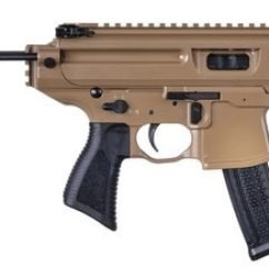 Sig MPX Copperhead, Semi-automatic , 9mm, 3.5" Barrel with Integrated Flash Hider, Cerakote Finish, Coyote, Brace, 20rd, 1 Magazine