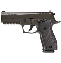 Sig P226, X-Series Legion 9mm, 4.4" Barrel, Cerakote Finish, Legion Gray, Sig-Loc Pro Optics Ready Slide, Manual Safety, G10 Grips, 18rd, 3 mags