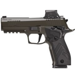 Sig P226, X-Series Legion SAO 9mm, 4.4" Barrel, Cerakote Legion Gray, Sig-Loc Pro Romeo-X, Sig-Loc Pro Optics Ready, X-Ray 3, 3x18rd Mags Scope Included