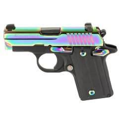 Sig P238 380 ACP, 2.7" Barrel, Rainbow Titanium PVD Slide, 6rdFrame, Polymer Grip