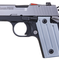 Sig P238, *Ca Compliant* .380 ACP, 2.7" Barrel, Gray Grips, Night Sights, Safety, 6rd