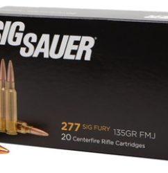 Sig Sauer Ammo 277 Sig Fury, 135gr, Elite Ball FMJ, 20rd Box