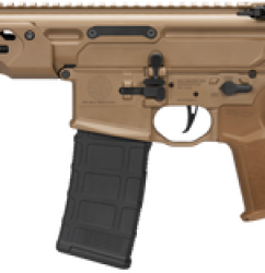 Sig Sauer MCX Spear LT 223 Remington/5.56x45mm, 11.5" Barrel, Flat Dark Earth Cerakote, Folding Brace, 10rd