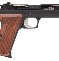 Sig Sauer P210 9mm, 4.1" Barrel, Black, Walnut Grips, 8rd