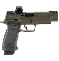 Sig Sauer P320 AXG Legion 9mm, 3.9" Barrel, Gray Cerakote, Romeo-X Reflex Sight, 21rd