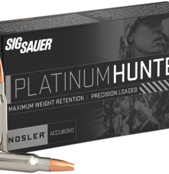 Sig Sauer Platinum Hunter 300 Winchester Magnum, 180gr, Accubonded Ballistic Tip, 20rd Box
