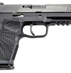 Wilson WCP320 9mm, 4.7" Barrel, Black, Polymer Frame, Sunburst Grip, 17rd